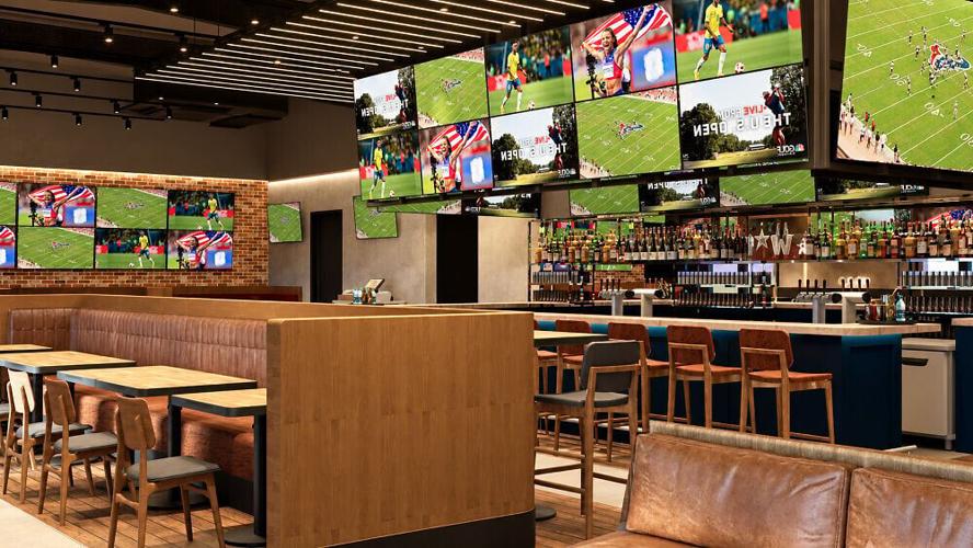 Walk-On's Sports Bistreaux's new prototype reimagined bar area