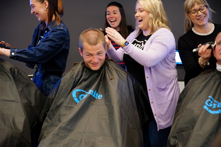 Drake and Ann Michael Maye join Granite’s 13th annual Saving by Shaving event benefiting Boston Children’s Hospital.