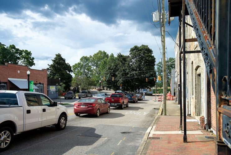 Downtown streetscape project well underway