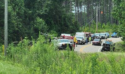 Parts of Highway 14 closed due to crash