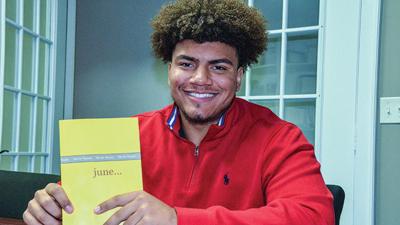 All-State Author: Ladorian Leonard uses poetry as escape from football
