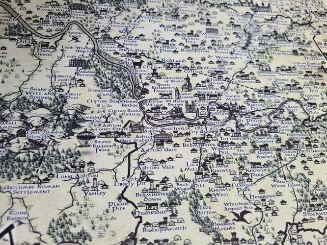 Dad creates fantasy maps of the UK after quitting supermarket job to make art