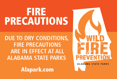 Drought sparks extra fire pre-cautions for Alabama State Parks