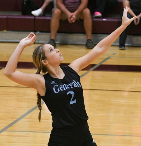 PHOTOS: Horseshoe Bend volleyball visits Elmore County