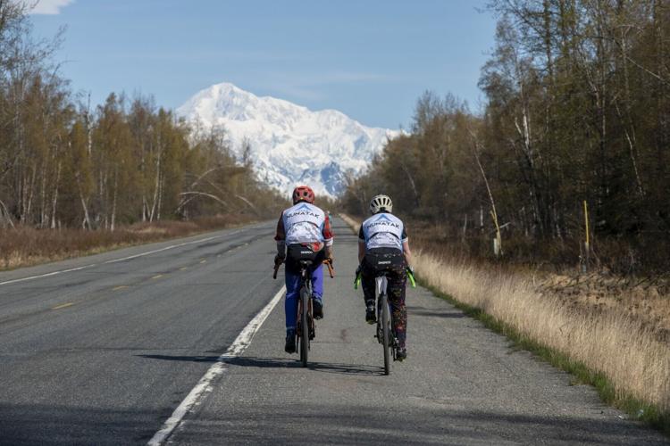 Photo from the American Lung Association Clean Air Challenge Alaska Cycling event