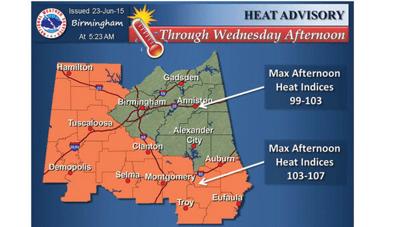 Dangerously high heat indexes result in opening of cooling stations