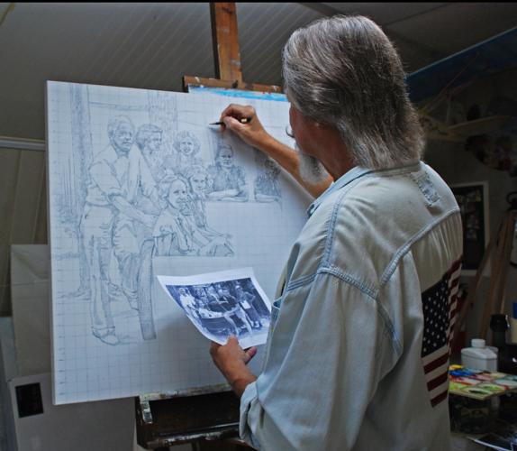 Local artist working on commissioned piece for DAC Foundation