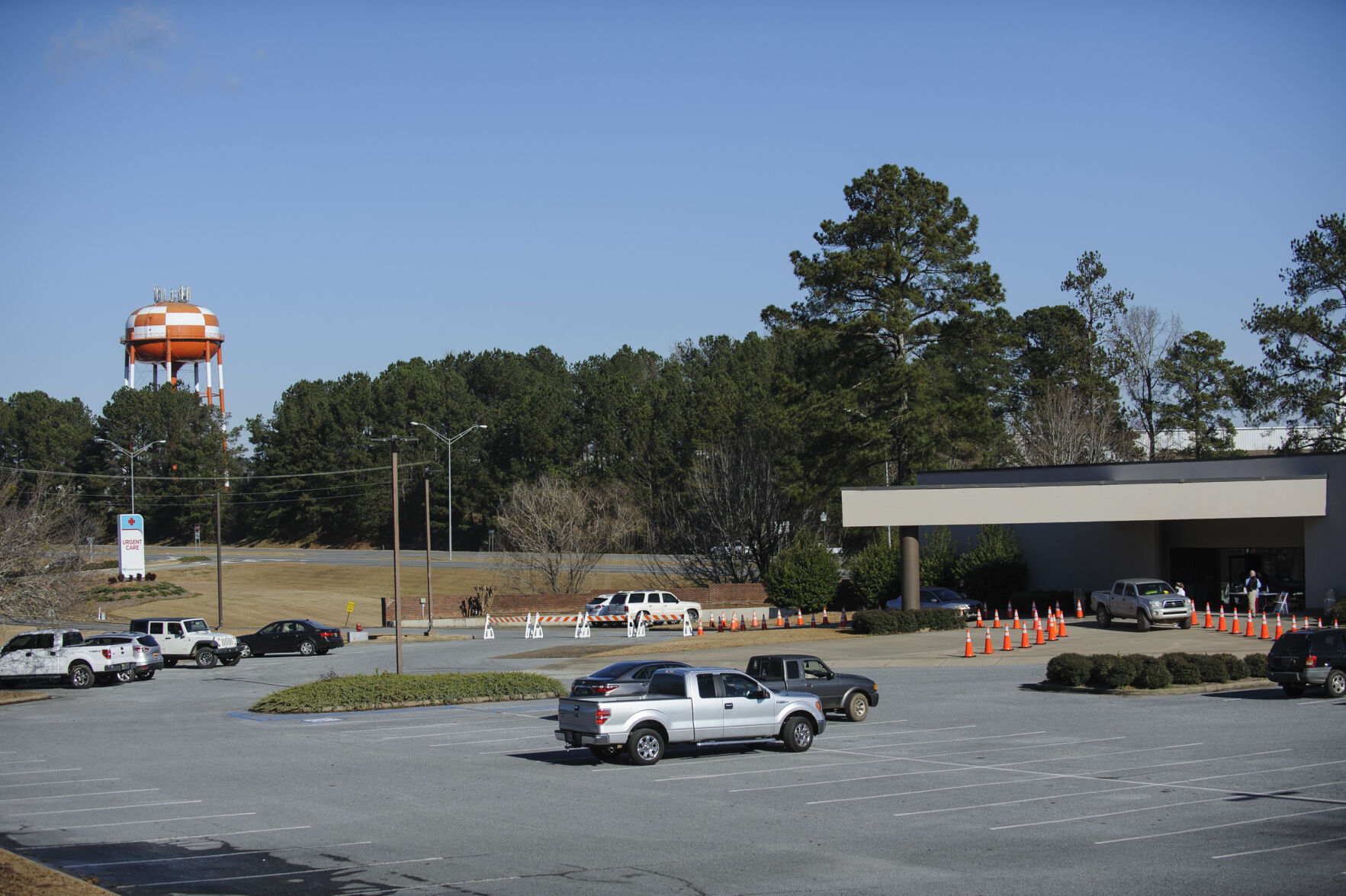 PHOTOS: The Mill Two Eighty transformed into a COVID-19 testing center for Russell Medical