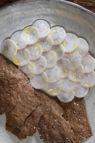 Beef tartare with turnips and dill