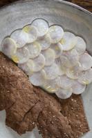 Beef tartare with turnips and dill