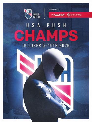 Graphic of The Uptown Agency work for the United States Bobsled/Skeleton Federation.
