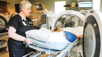 Hyperbaric chambers give doctor a leg up on healing wounds