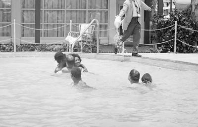 When a group of white and African American integrationists entered a St. Augustine, Fla. segregated hotel pool in 1964, the hotel manager poured acid into it.