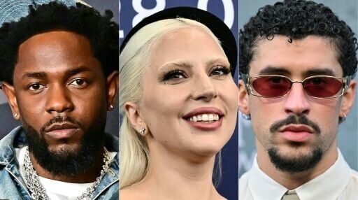 Kendrick Lamar, Lady Gaga and Bad Bunny will vie for Album of the Year honors at the Grammys