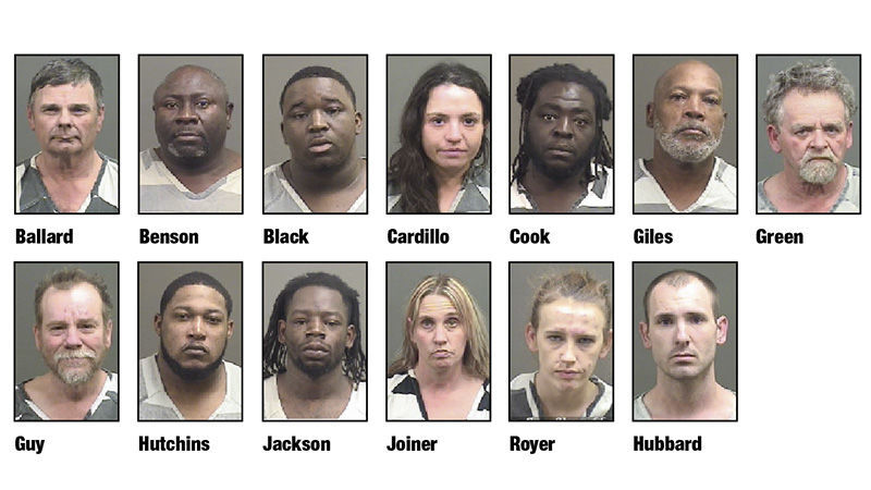 UPDATE: 14 arrested in countywide drug sweep, two others face charges again
