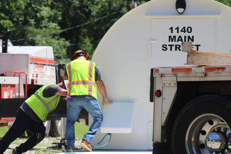 FEMA storm shelter installation underway