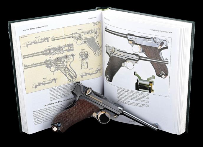 First-ever DWM 1900 Swiss Luger semi-automatic pistol, made by DWM in May 1901 with serial number 1. The pistol has a prestigious pedigree and was in the collections of both Hank Vissner and Geoff Sturgess. Estimate: $400,000-$600,000