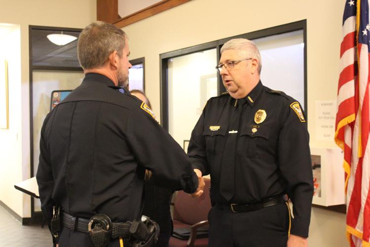 Dadeville officers promoted during council meeting