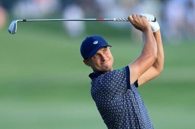 Sweden's Ludvig Aberg grabbed a three-stroke lead after the third round of the US PGA Players Championship