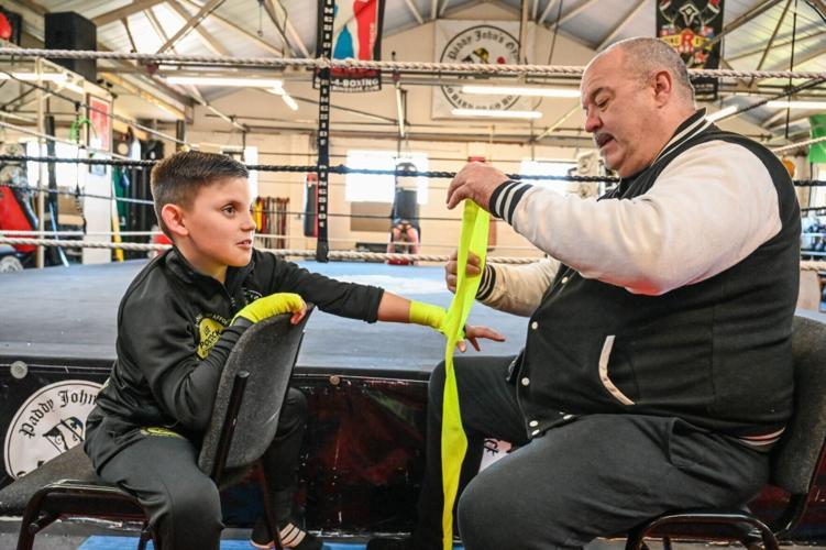 Young blind boy defies the odds after taking up boxing