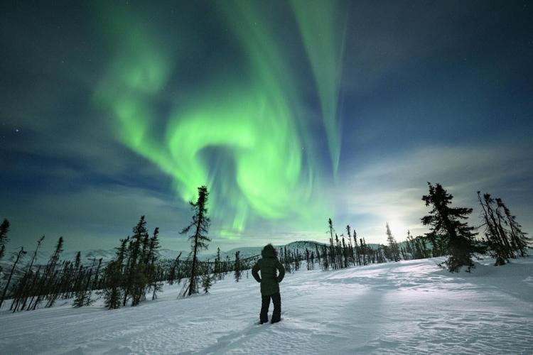 Great aurora viewing in Alaska isn't dependent on it being a solar maximum. Photo credit: courtesy of Travel Alaska/Chris McLennan