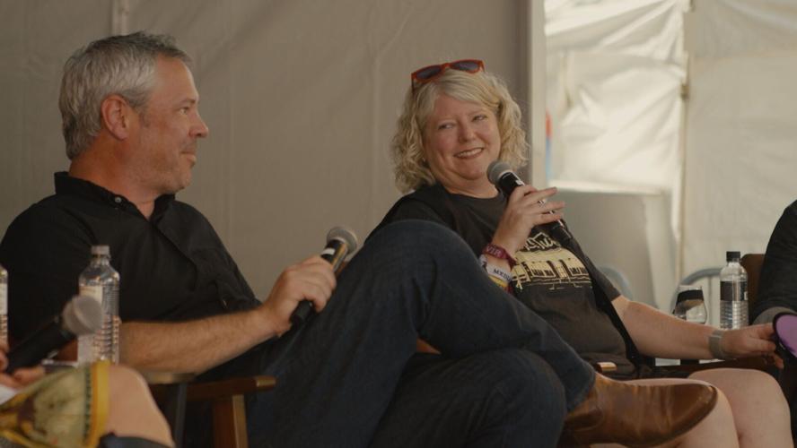 Bourbon writer Sara Havens joins a Bourbon :30 panel discussion during the 2026 Kentucky Bourbon Festival, sharing her perspective on the bourbon industry with festival attendees in Bardstown, Kentucky.