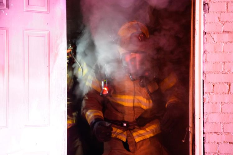 Photos: Firefighters battle blaze at McGhee Furniture Warehouse