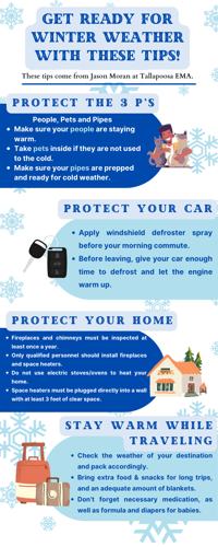 Jason Moran gives tips to safely prepare for cold weather