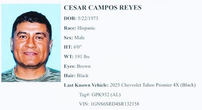 Campos-Reyes in custody