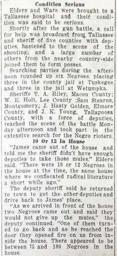 Local coverage of The Share Croppers Union