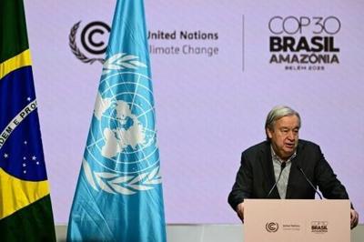 Antonio Guterres -- the former Portuguese prime minister who, more than any secretary-general before him, has made climate his signature issue -- delivered an urgent message