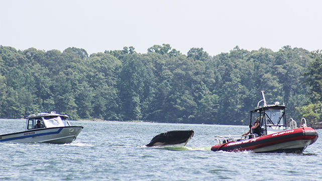 Family escapes injury when boat bursts into flames on Lake Martin