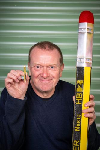 Retiree builds supersized versions of everyday items