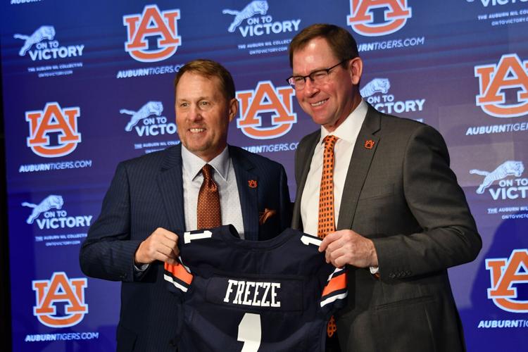 Hugh Freeze officially introduced at Auburn