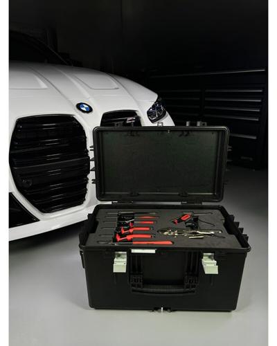 For repairs and adjustments trackside, the 124-piece Mobile Track Kit provides durability, portability, and organization specifically targeting BMW, Porsche, other European performance machines, and most other vehicles requiring metric-based hand tools.