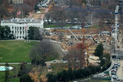 The East Wing of the White House was demolished in September to make way for President Donald Trump's proposed ballroom