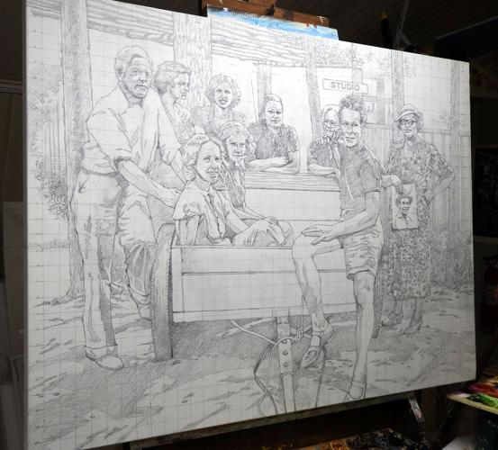 Local artist working on commissioned piece for DAC Foundation