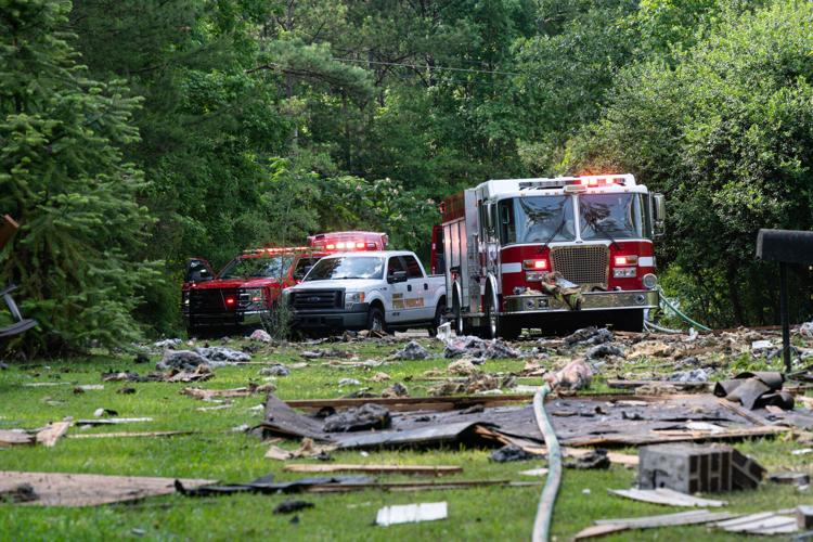 PHOTOS: Home Explodes in Coosa County