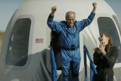 Ed Dwight, the first Black astronaut candidate in the United States, went to space in 2024 aboard a suborbital space tourism flight operated by Blue Origin, the private space company founded by billionaire Jeff Bezos