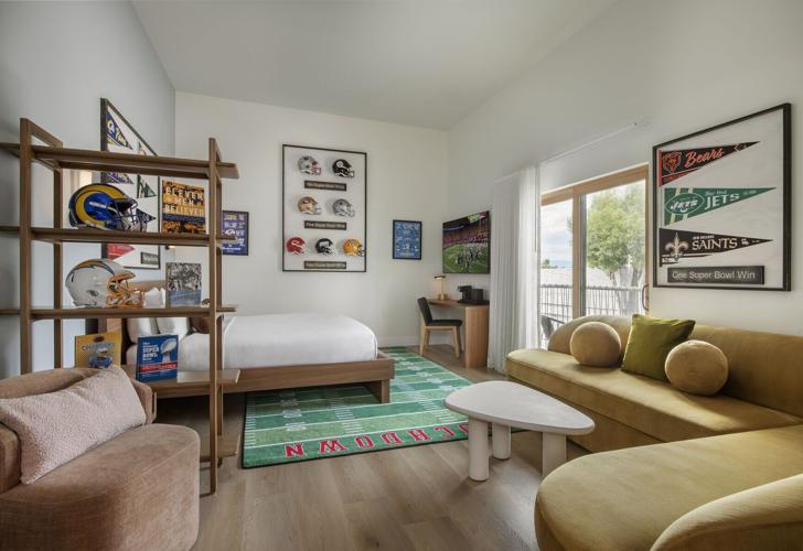 The Football Legacy Suite at The Anthem Hotel/Credit: AVABLU
