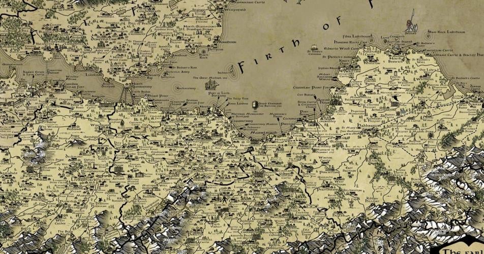 Dad creates fantasy maps of the UK after quitting supermarket job to make art