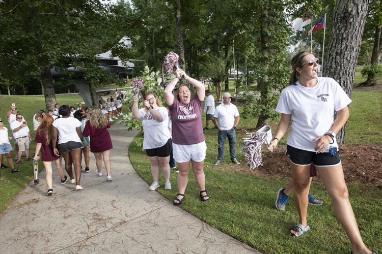 PHOTOS: Ben Russell hosts Huffman in the first game of the season