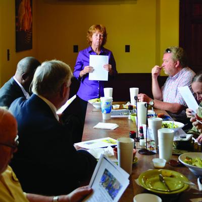 Doris Hill with Auburn University Regional Autism Network speaks at Rotary