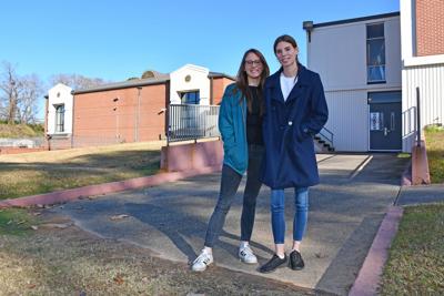 SISTER ACT: Burgess cadets lead by command and execution