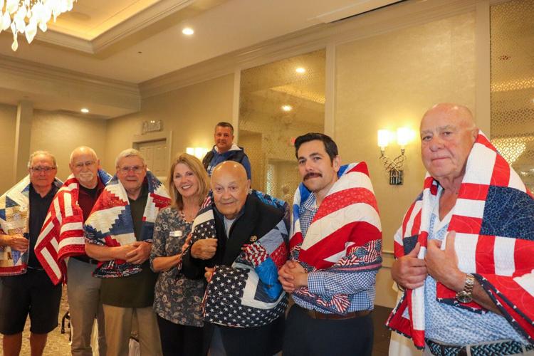 Putting for Veterans 9th Annual Outing Quilt of Valor Recipients