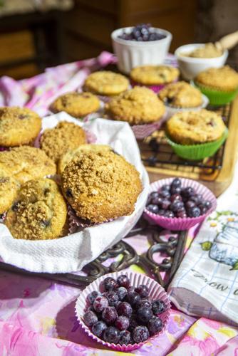 Bakery Style Blueberry Muffins