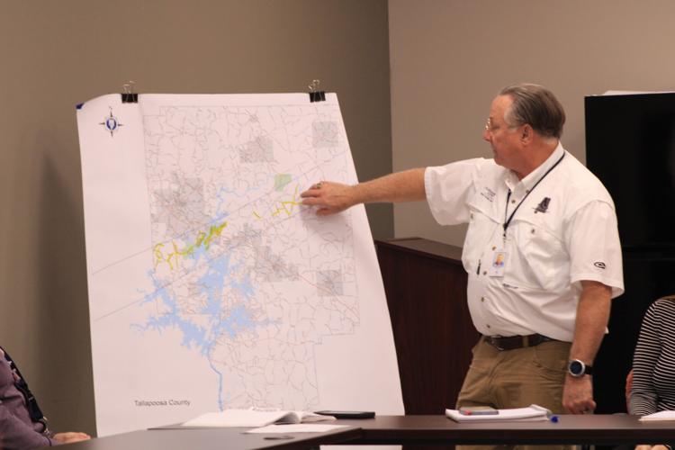 Elected officials briefed on tornado damage in Tallapoosa County