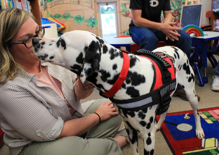 PHOTOS: Therapy dog comes to Dadeville Library