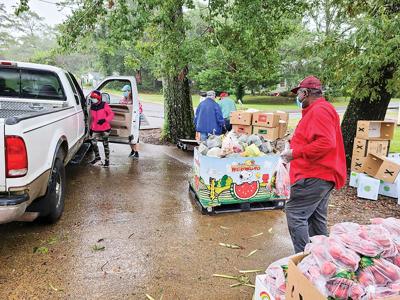 Loaves and Fishes Food Pantry open rain or shine