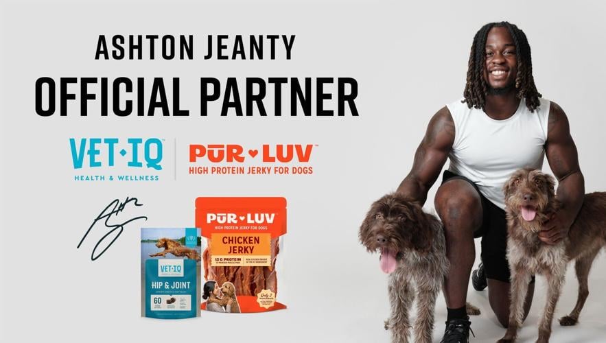 Ashton Jeanty Official Partner of Vet IQ® and Pur Luv®